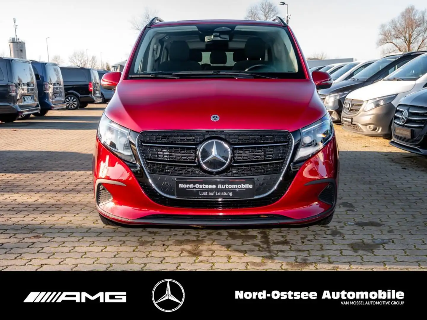 Mercedes-Benz V 220 STYLE LANG KAMERA LED 7 SITZE 9G TRONIC Rot - 2