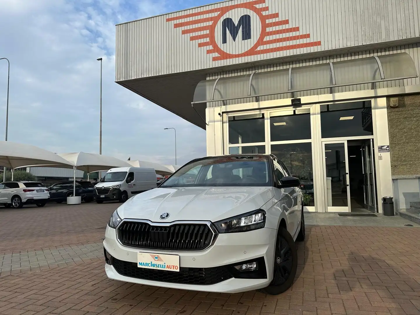 Skoda Fabia 1.0 mpi evo Style 80cv Weiß - 1