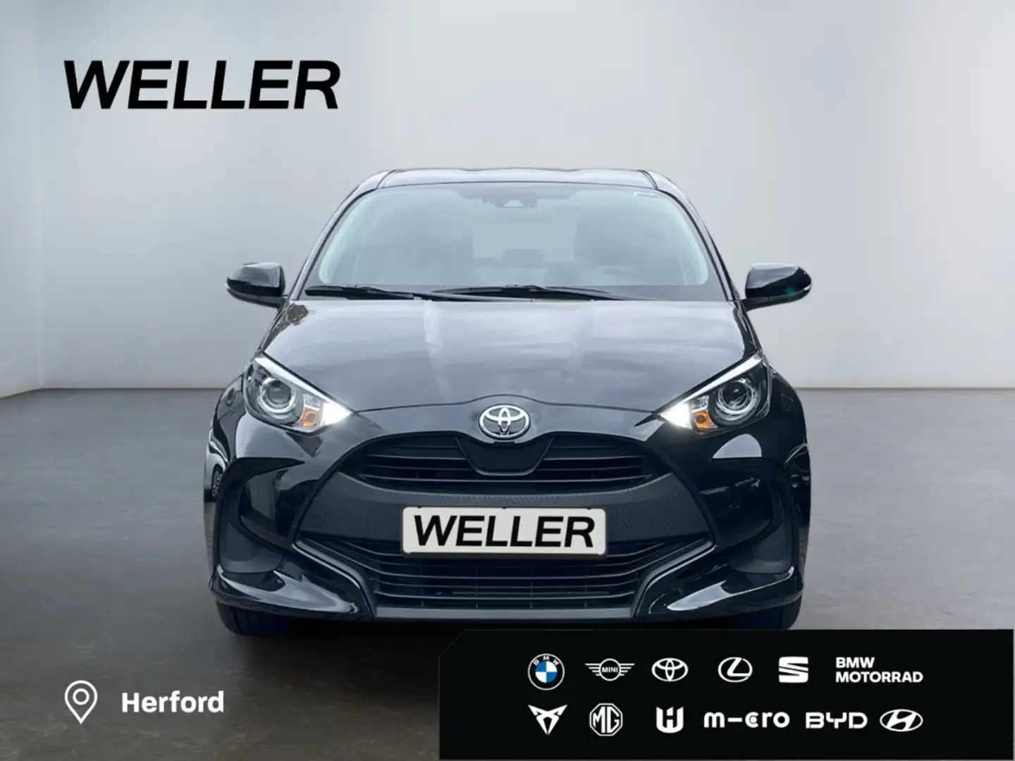 Toyota Yaris 1.0 Comfort *ACC*CAM*CarPlay*Spurhalteass* Schwarz - 2