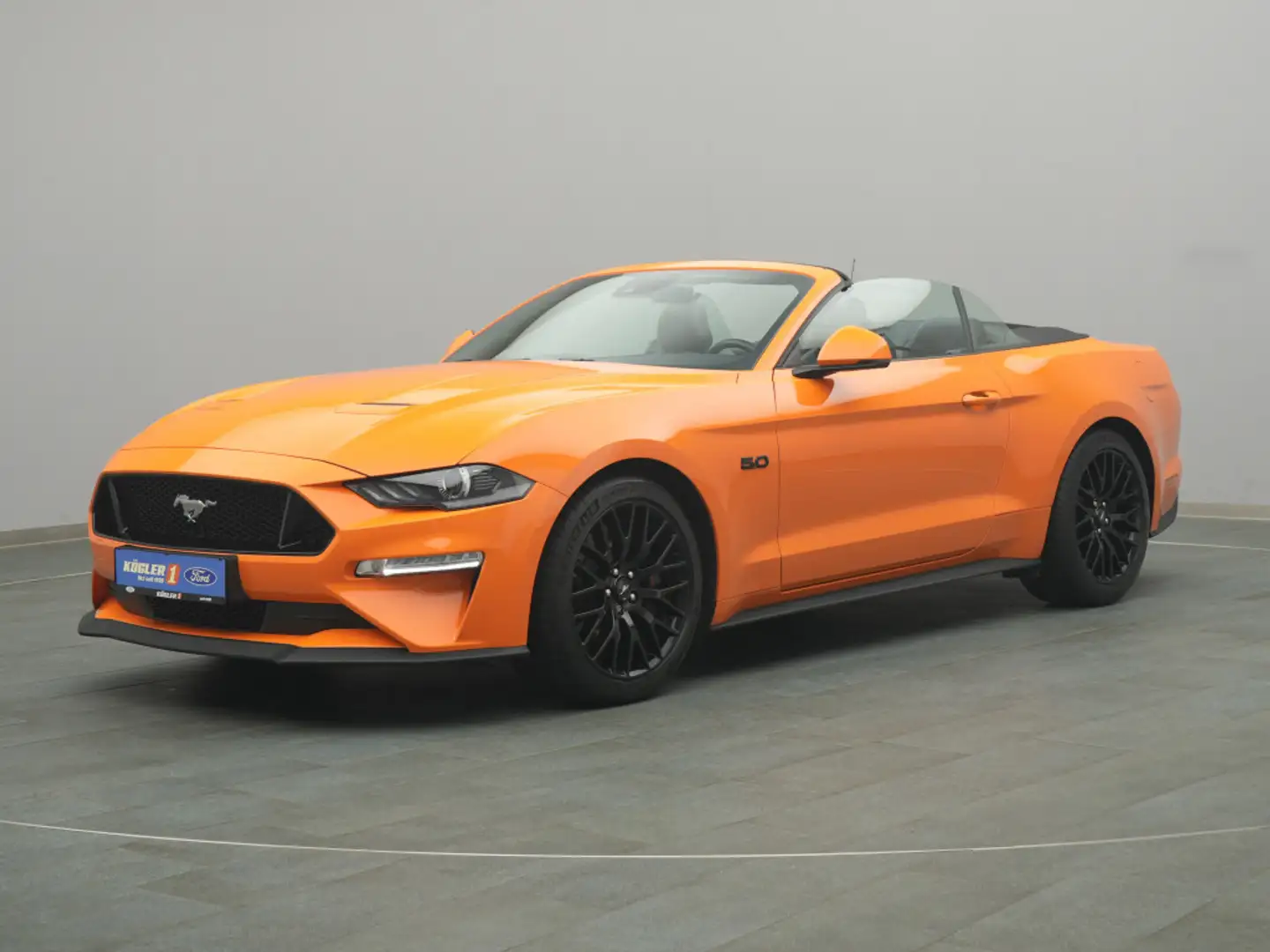 Ford Mustang GT Cabrio V8 450PS Aut./ACC/Klima/LED Orange - 2