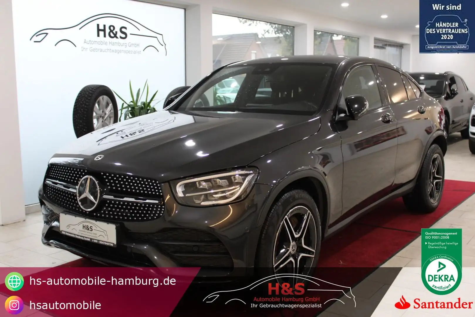 Mercedes-Benz GLC 220 d 4Matic COUPE AMG-LINE Gris - 1