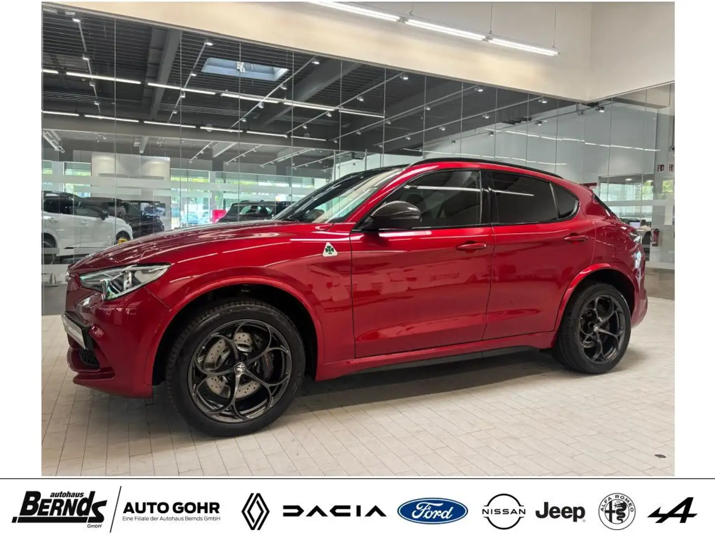 Alfa Romeo Stelvio V6 2.9 Bi-Turbo AT8-Q4 Quadrifoglio PANORAMADACH Rot - 1