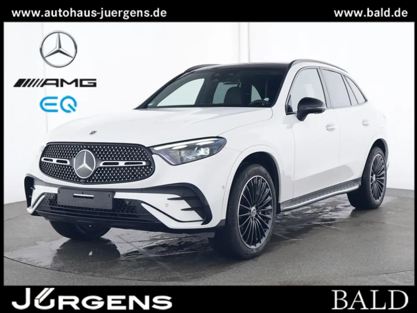 Mercedes-Benz GLC 300 e 4M AMG-Sport/Pano/BURM/360/DIST/Night Weiß - 2