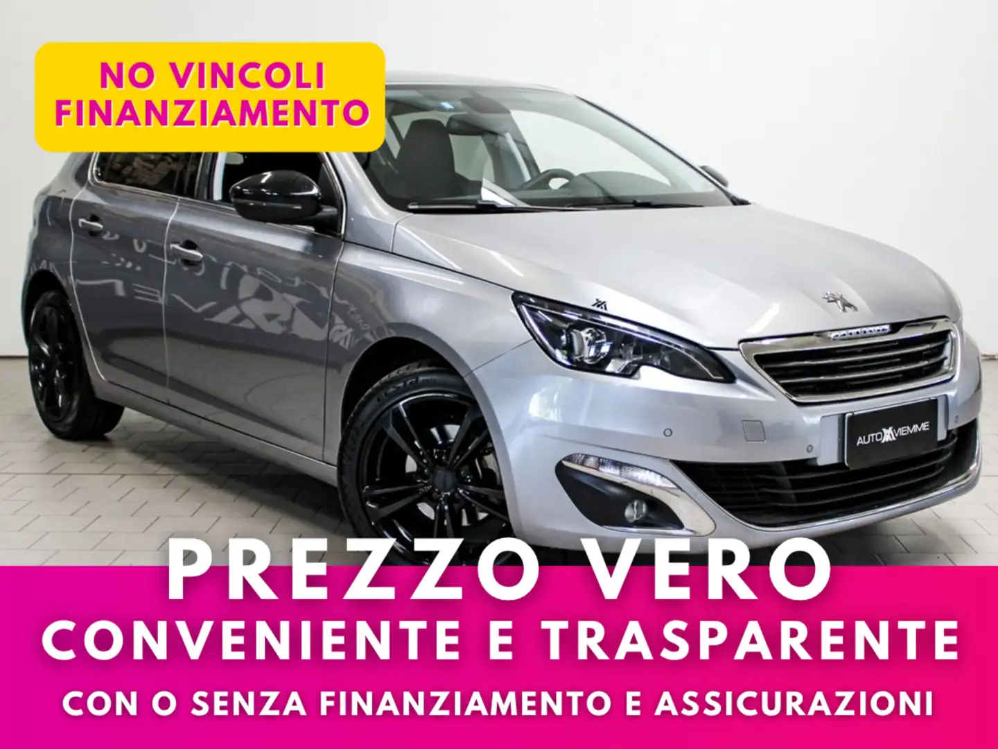 Peugeot 308 5p 1.6 bluehdi Allure Argento - 1