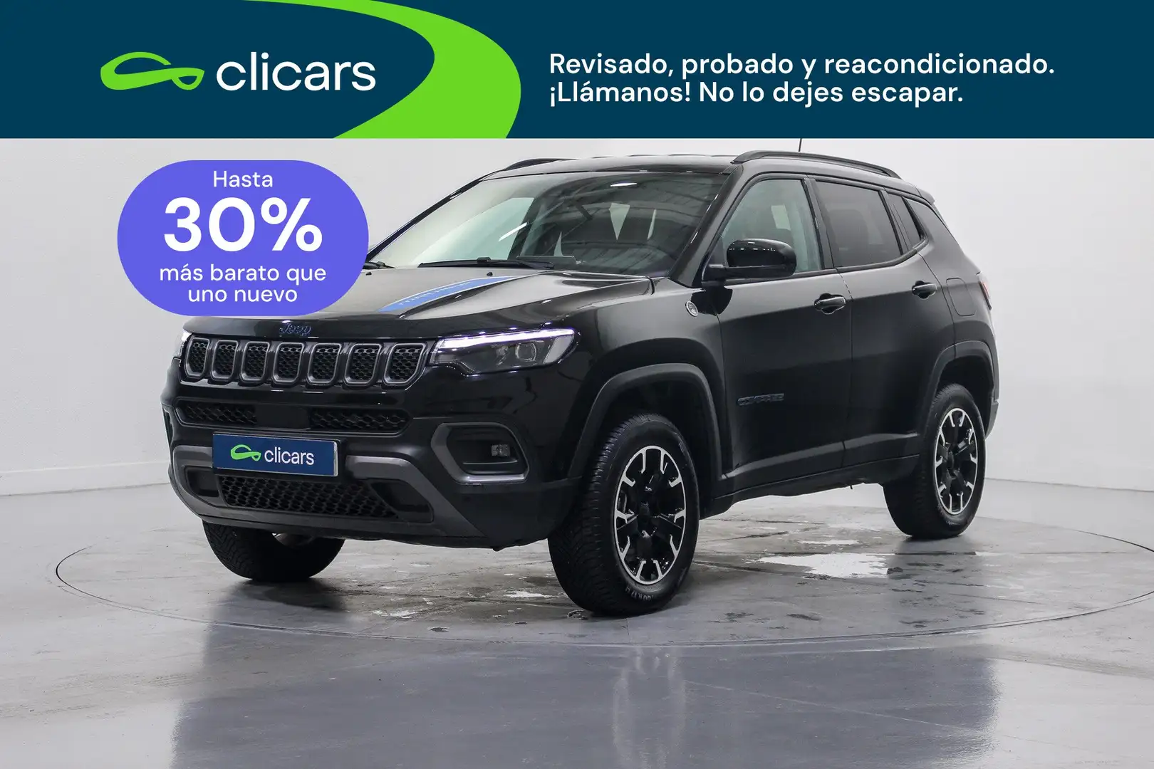 Jeep Compass 1.3 PHEV Trailhawk EAWD Aut. 240 Negro - 1