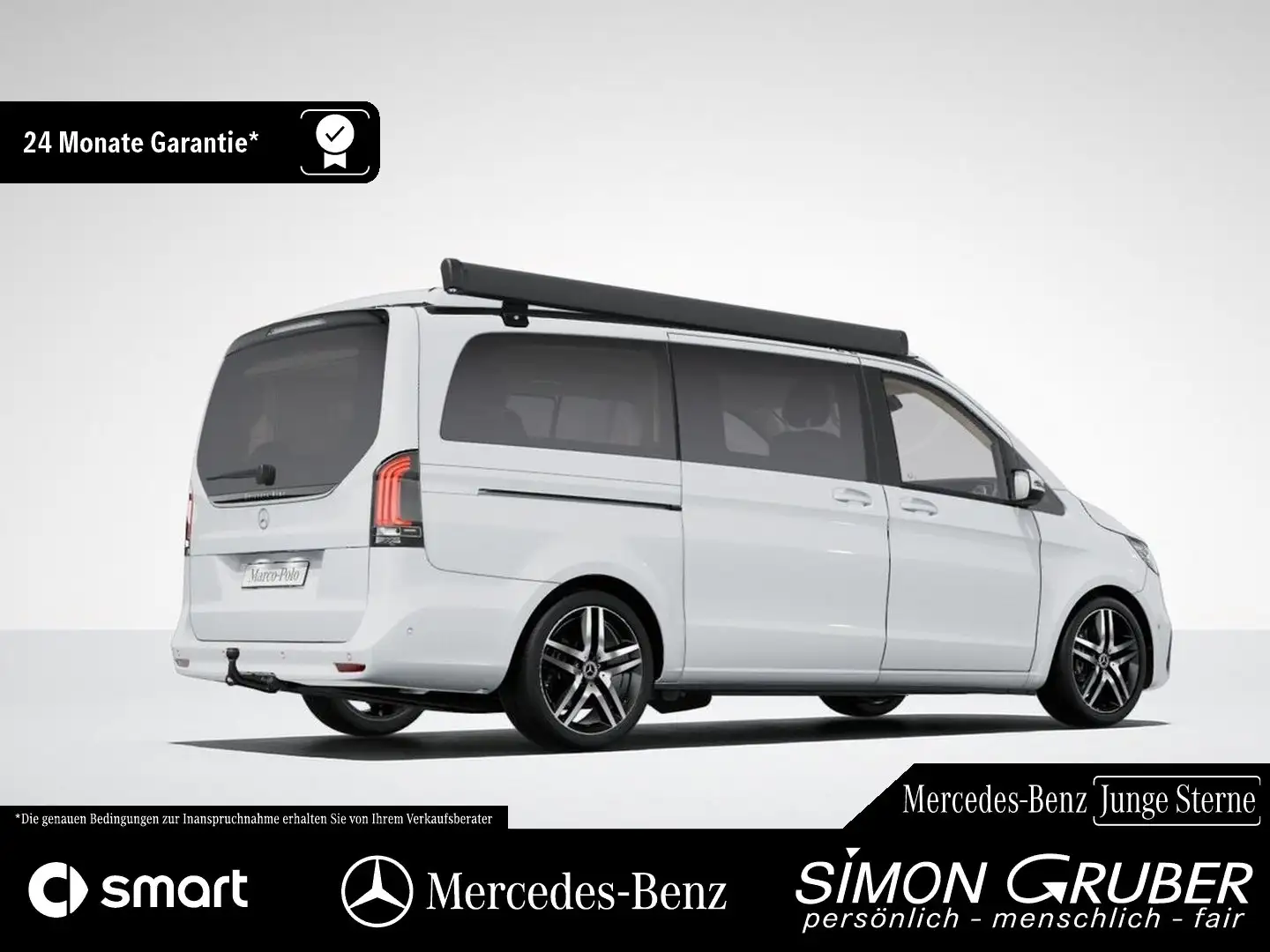 Mercedes-Benz Marco Polo V 250 d Marco Polo Küche 2*Klima MBeam AHK Weiß - 2