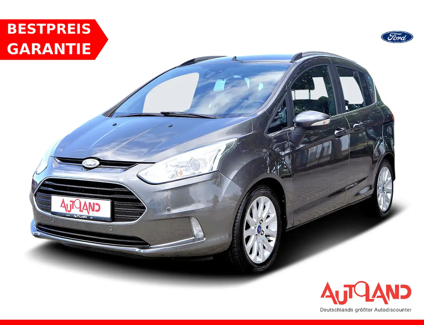 Ford B-Max 1.0 EB Titanium Klimaaut. Navi Winterpaket Grau - 1