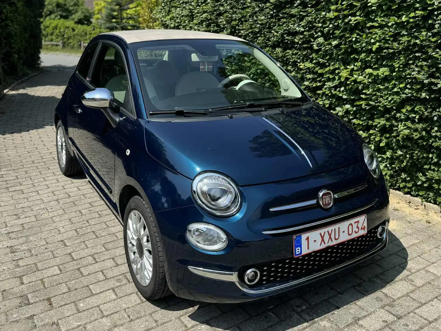 Fiat 500 500 1.0i MHEV Launch Edition cabriolet Blauw - 1