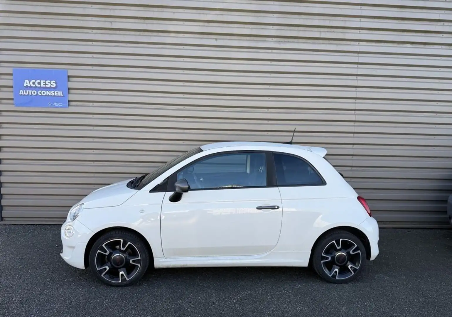 Fiat 500 (2) 1.2 8V 69ch Sport Blanc - 2