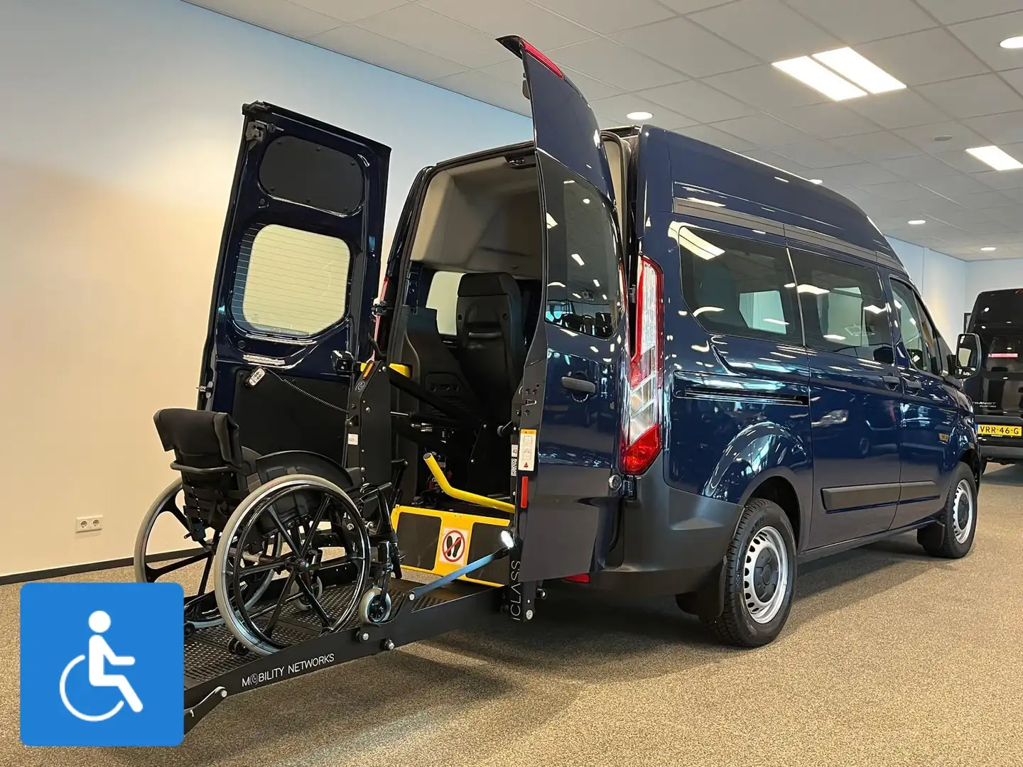 Ford Transit Custom L1H2 Rolstoelbus Bleu - 2