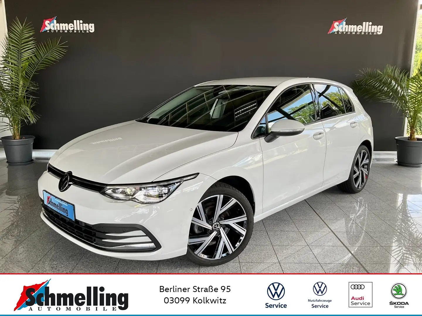 Volkswagen Golf VIII "UNITED" 2.0 TDI DSG NAVI MATRIX AHK Blanc - 1