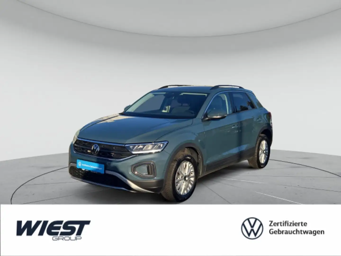 Volkswagen T-Roc Life 1.0 TSI, LED/PARK ASSIST/LANE ASSIST/ Blauw - 1