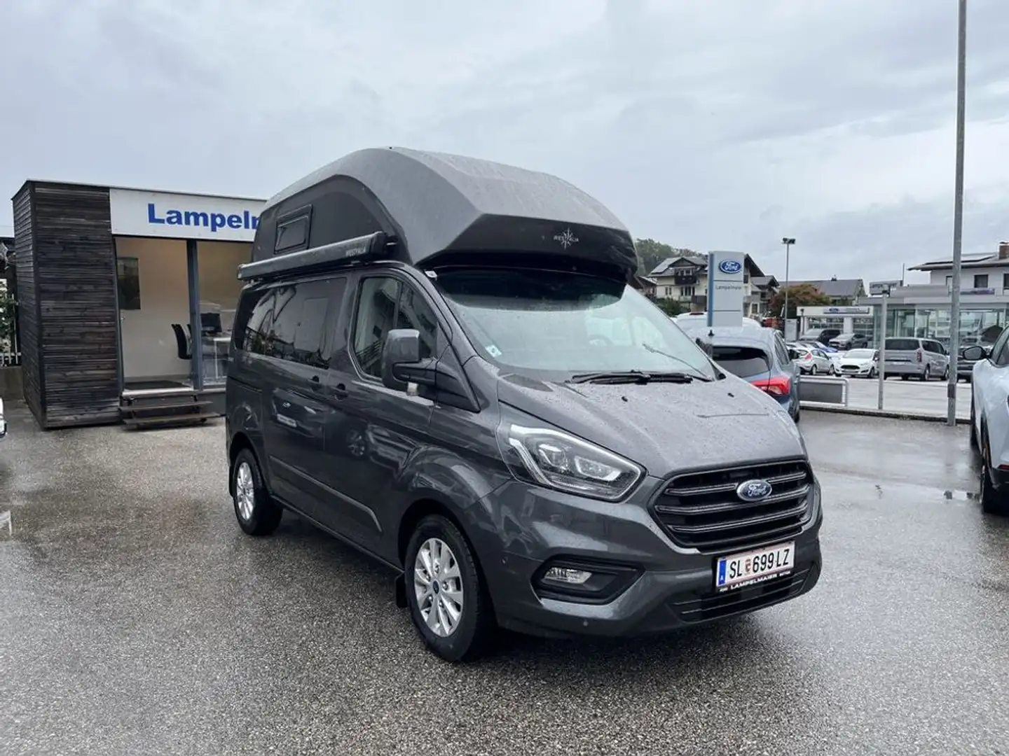 Ford Transit Custom Nugget 320 HD 2,0 EcoBlue L1H1 Aut. Grijs - 1