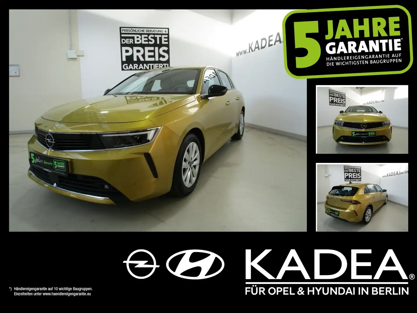 Opel Astra L 1.2 Lenk+Sitzhzg.,PDC,SpurH,CarPlay, Gelb - 1