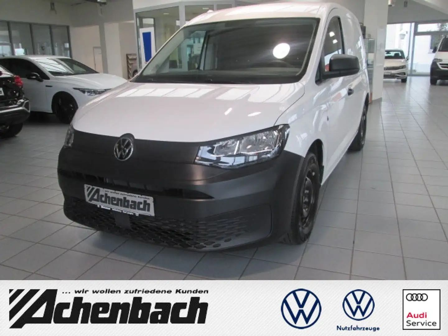 Volkswagen Caddy Cargo 2.0 TDI AHK Vorbereitung,App-Connect Weiß - 1