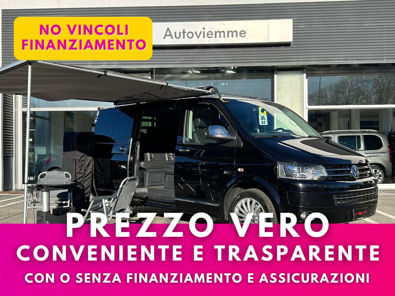 Volkswagen T5 Multivan Highline 4-motion 2.0 180 cv dsg + Gancio traino