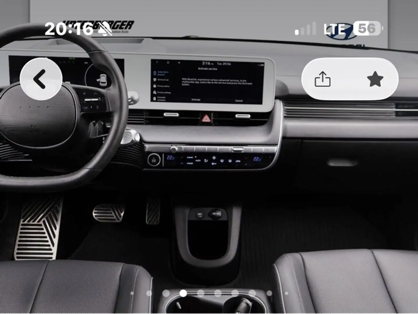 Hyundai IONIQ 5 Ioniq 5 Elektro 73kWh Top Line Long Range AWD  SOH 100% Weiß - 2