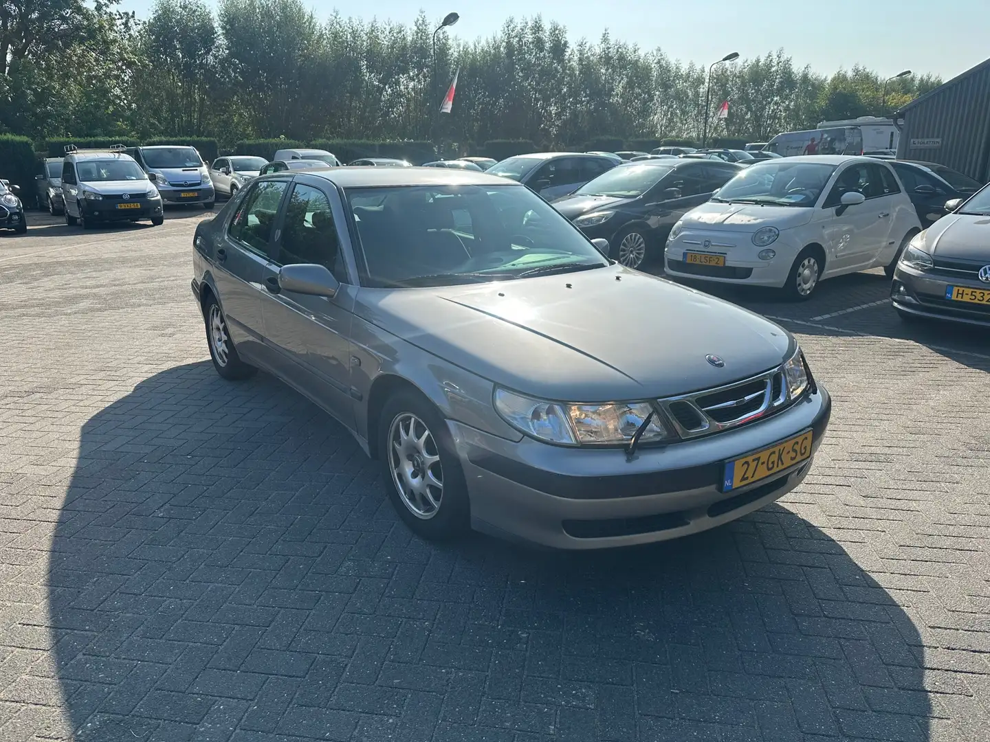 Saab 9-5 2.3t S automaat , airco Grijs - 2