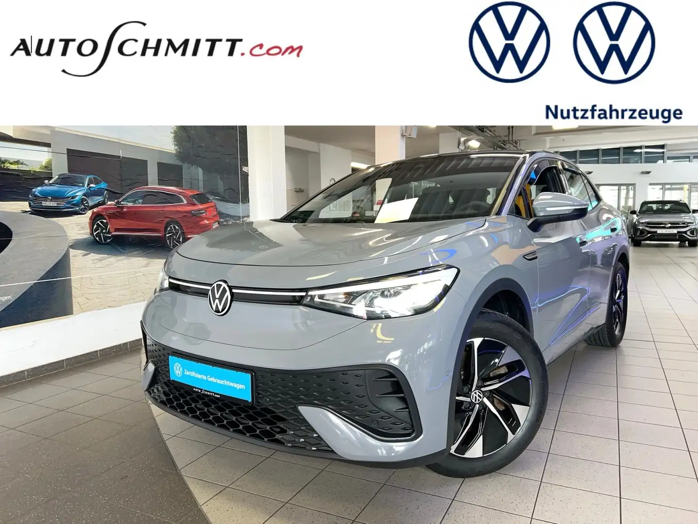 Volkswagen ID.5 Pro LED+KAMERA+NAVI+ACC+SCHECKHEFT GEPFLEGT Grau - 1