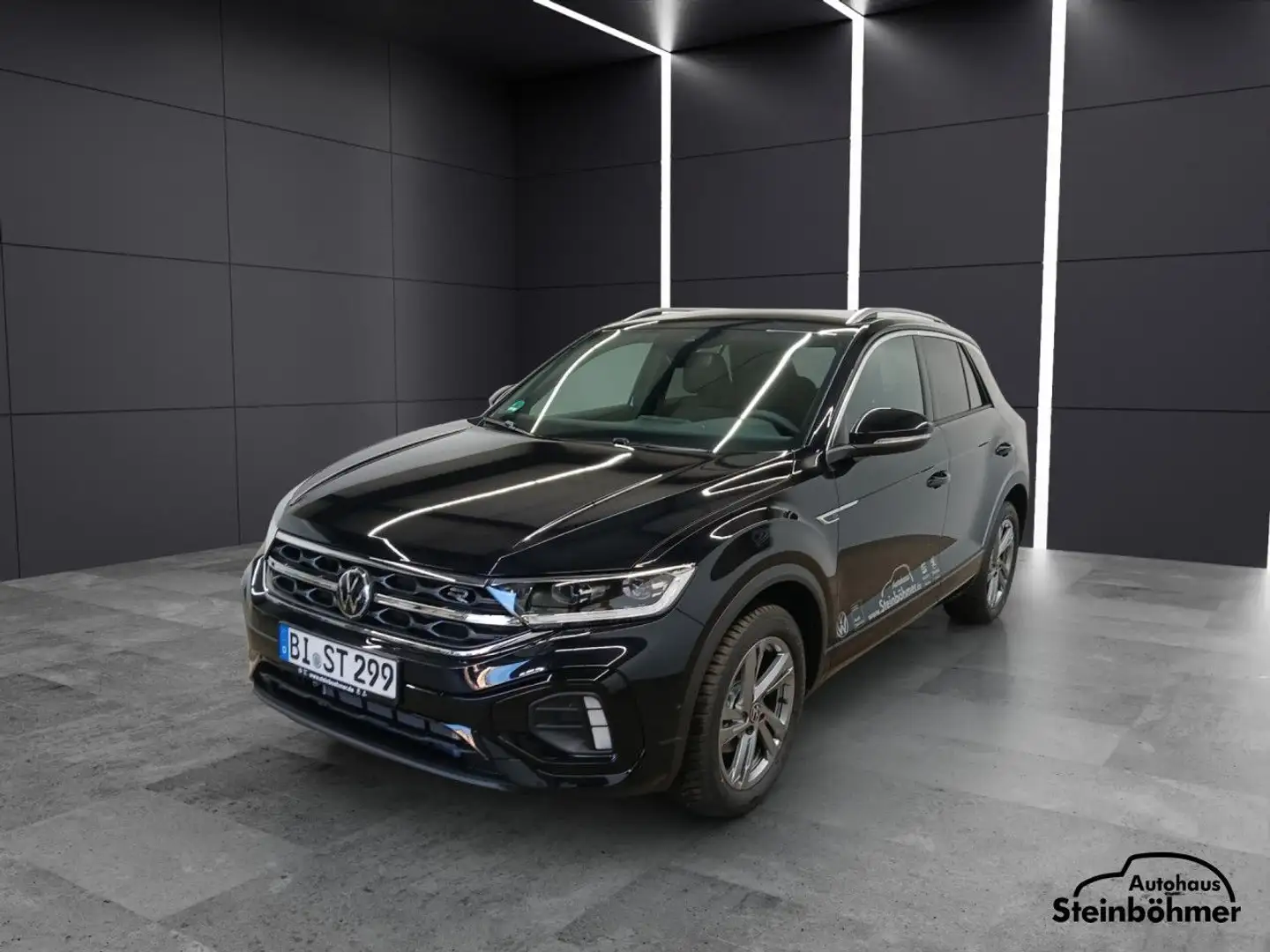 Volkswagen T-Roc R-Line 1.5TSI DSG IQ.Light AHK EasyOpen ACC Schwarz - 1
