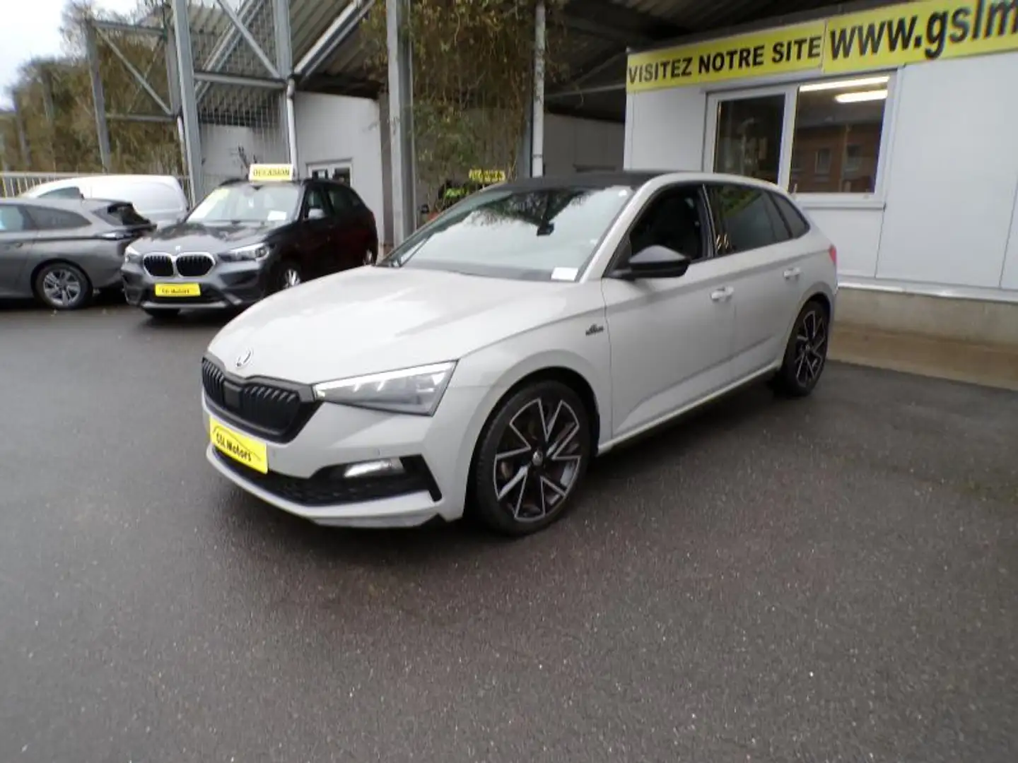 Skoda Scala 1.5TSI 150 automatic Gris 08/21 Airco GPS Grijs - 1