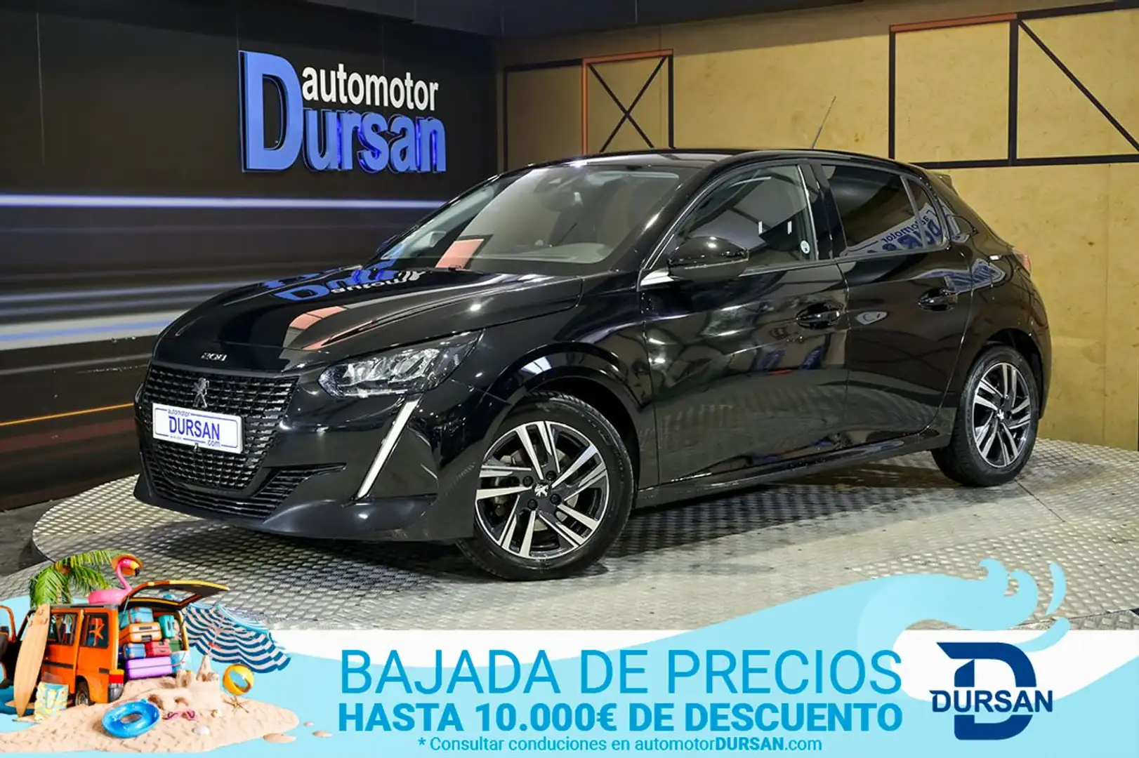 Peugeot 208 PureTech 73kW 100CV Allure Zwart - 1