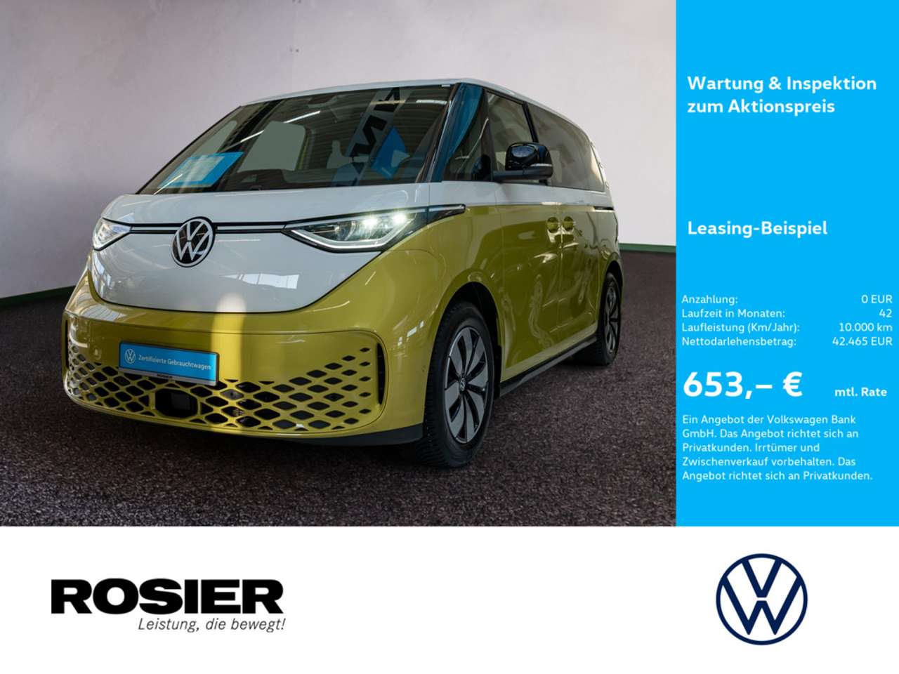 Volkswagen ID. Buzz — Volkswagen ID. Buzz Pro KR STANDHZ. ACC LED KAMERA KLIMA