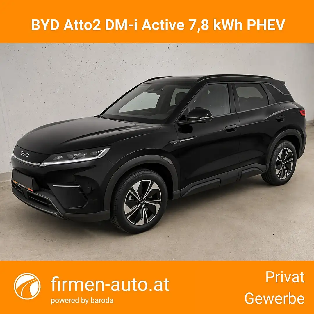 BYD Atto 2 Atto2 DM-i PHEV 7,8kWh Active Österreich Paket Schwarz - 1