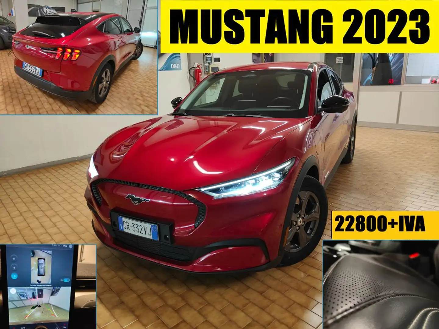 Ford Mustang Mach-E 2023 SR PELLE SEDILI ELETTRICI RISCALDATI Rouge - 1