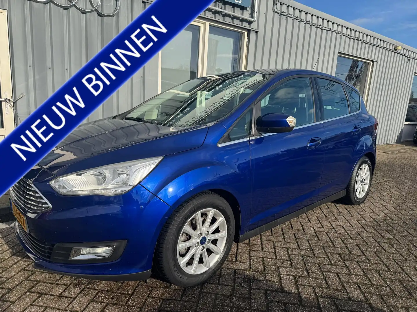 Ford C-Max 1.0 titanium navi Blauw - 1