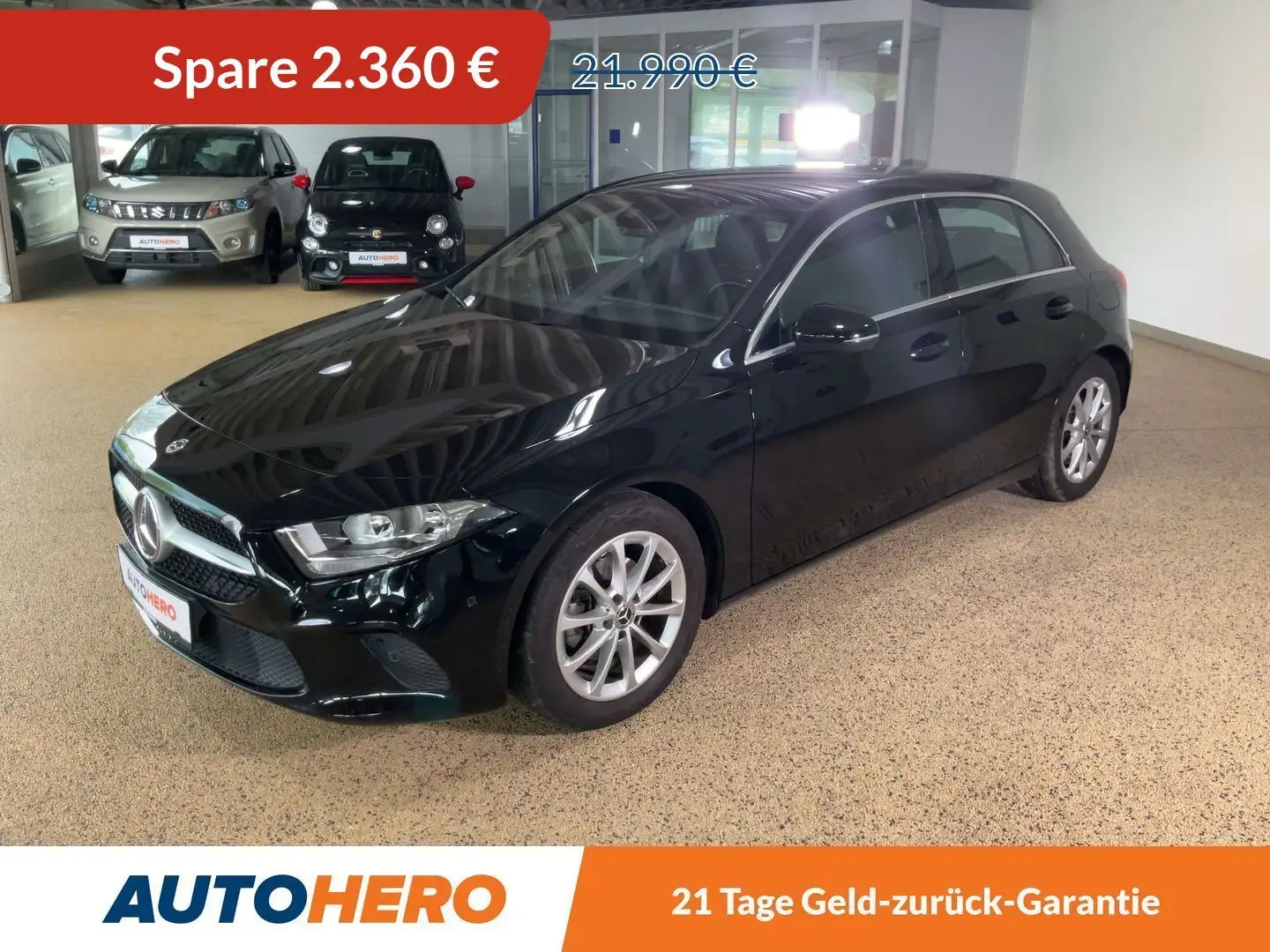 Mercedes-Benz A 160 Progressive Aut.*NAVI*PDC*SHZ*TEMPO*MBUX*KLIMA* Noir - 1