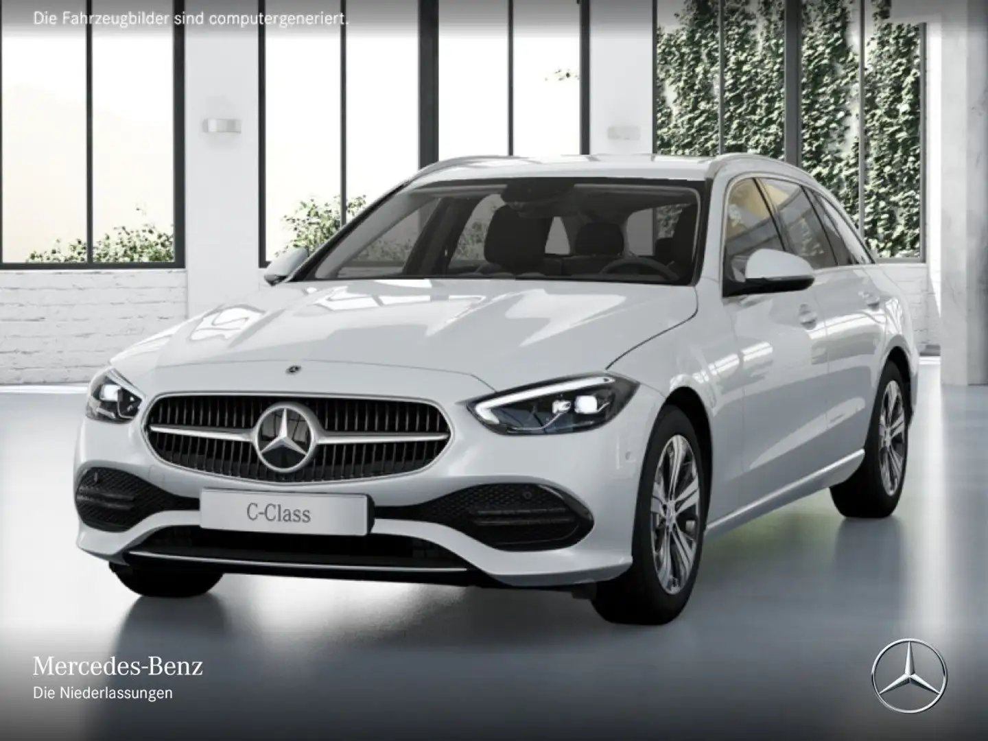 Mercedes-Benz C 200 T AVANTG+LED+KAMERA+TOTW+KEYLESS+9G Weiß - 2