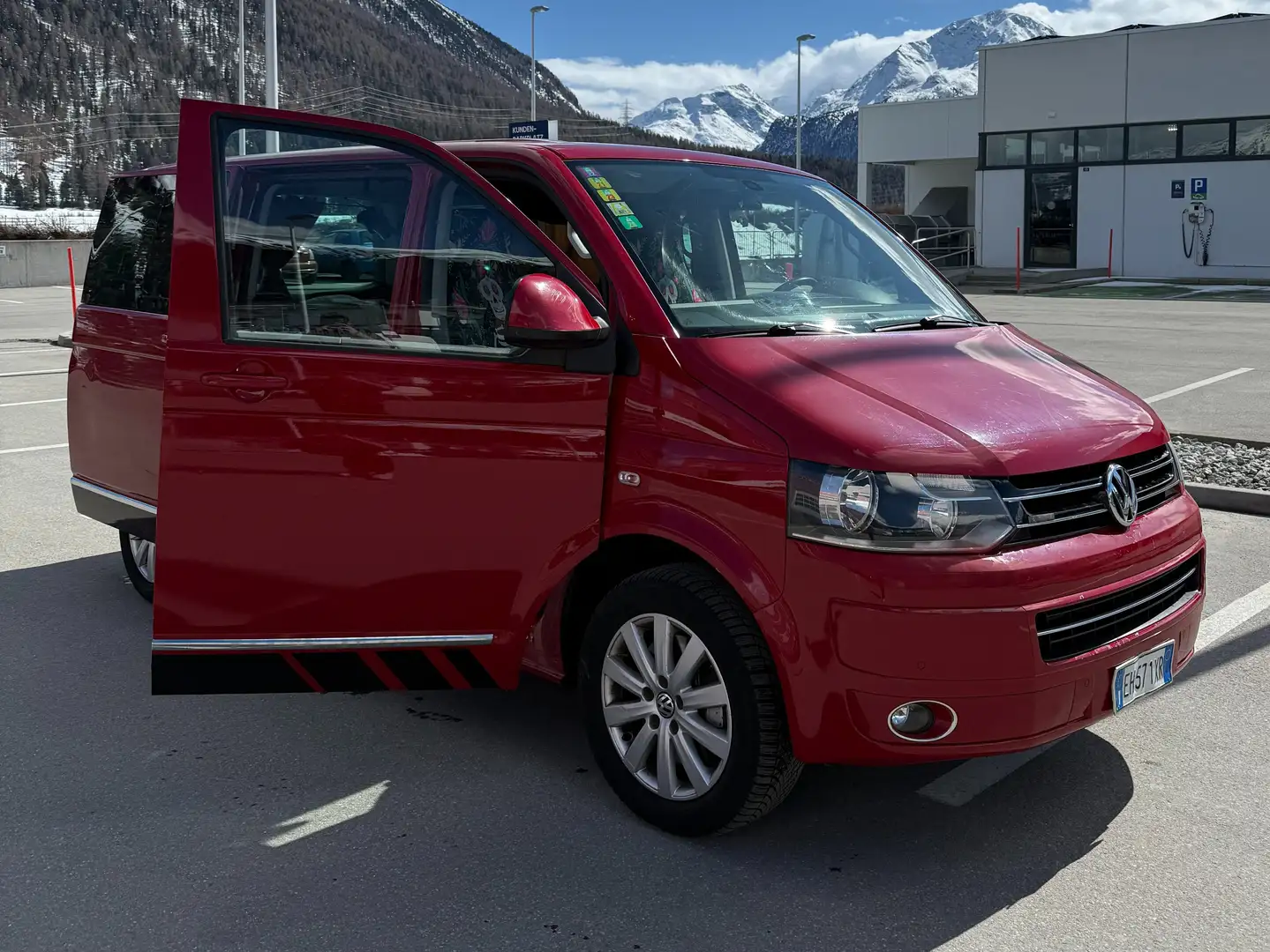 Volkswagen T5 Multivan Multivan+2.0+bitdi+Highline+4motion+180cv+dsg Rojo - 2