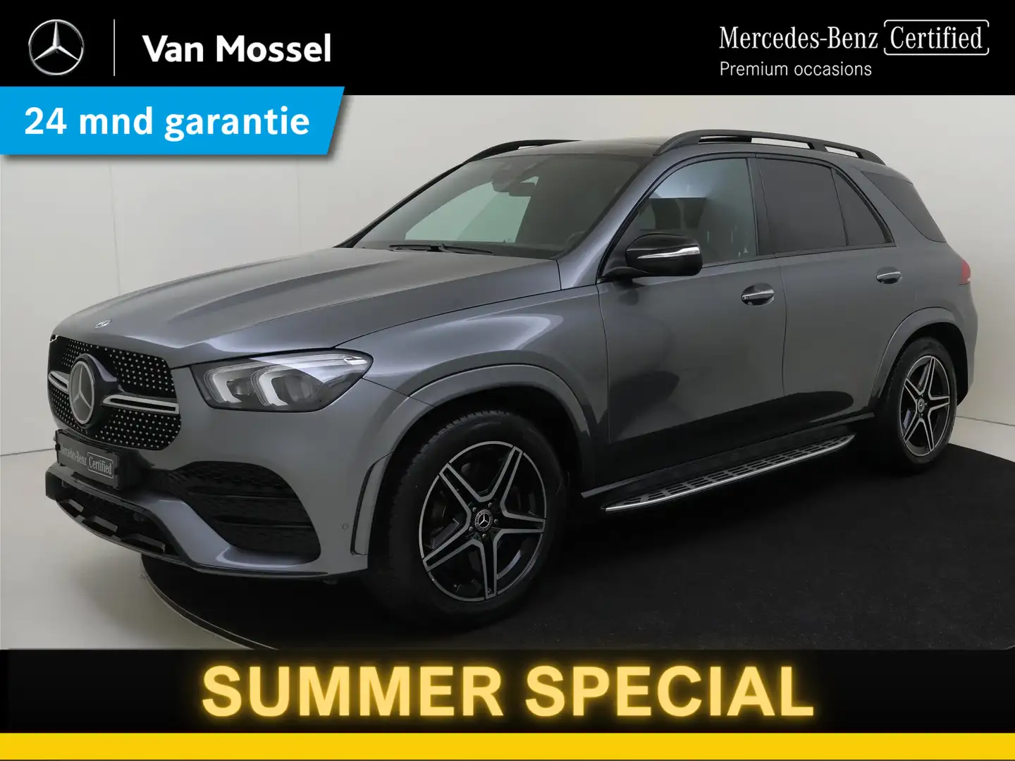 Mercedes-Benz GLE 350 d 4MATIC AMG /Panoramadak /Burmester /Memory /Prij Grijs - 1