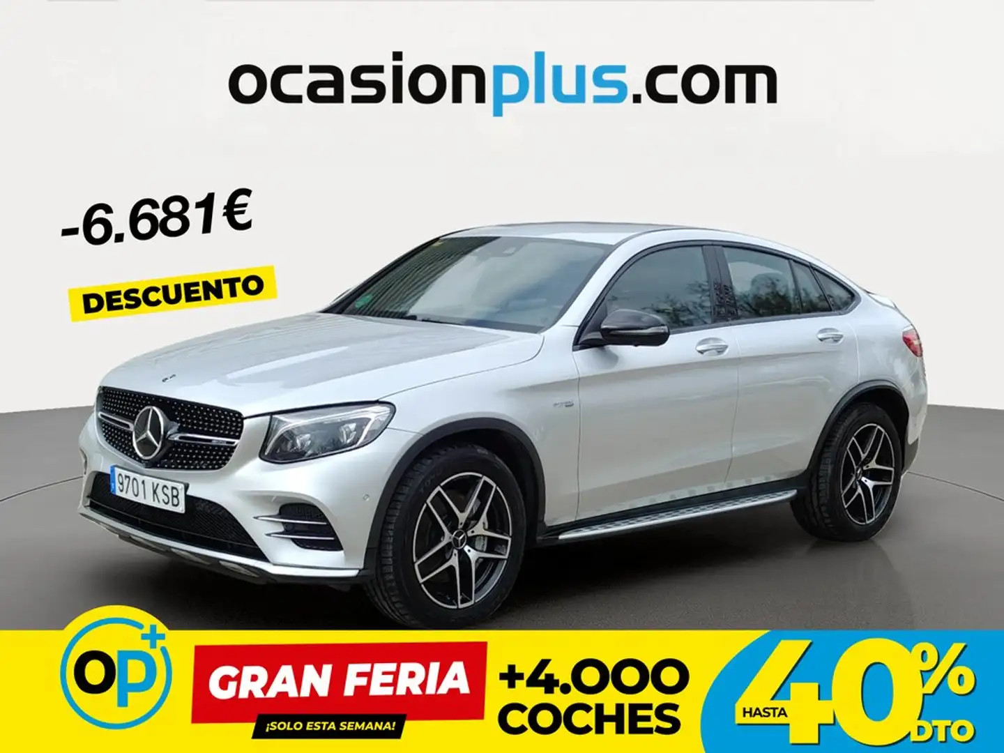 Mercedes-Benz GLC 43 AMG Coupé 4Matic Aut. Gris - 1