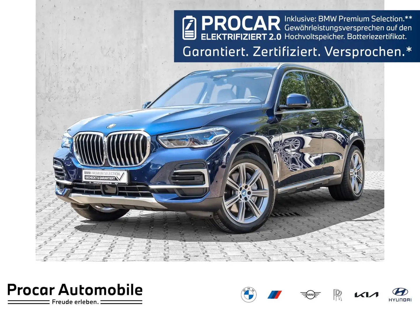 BMW X5 xDrive45e XLine Laser AHK Pano HuD DA Prof. PA+ Blau - 1