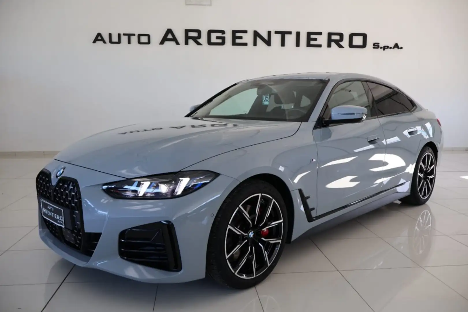 BMW 420 d xDrive 48V Msport Pro harmann kardon Gris - 1