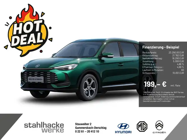 MG ZS Hybrid Comfort I Automatik I 197 PS I Preis nur gültig bei Finanzierung