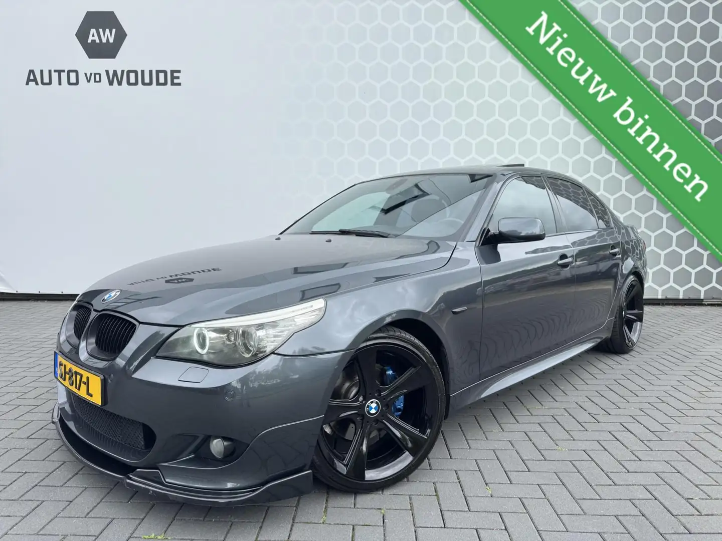 BMW 523 5-serie 523i High Executive schuifdak Automaat sti Grijs - 1