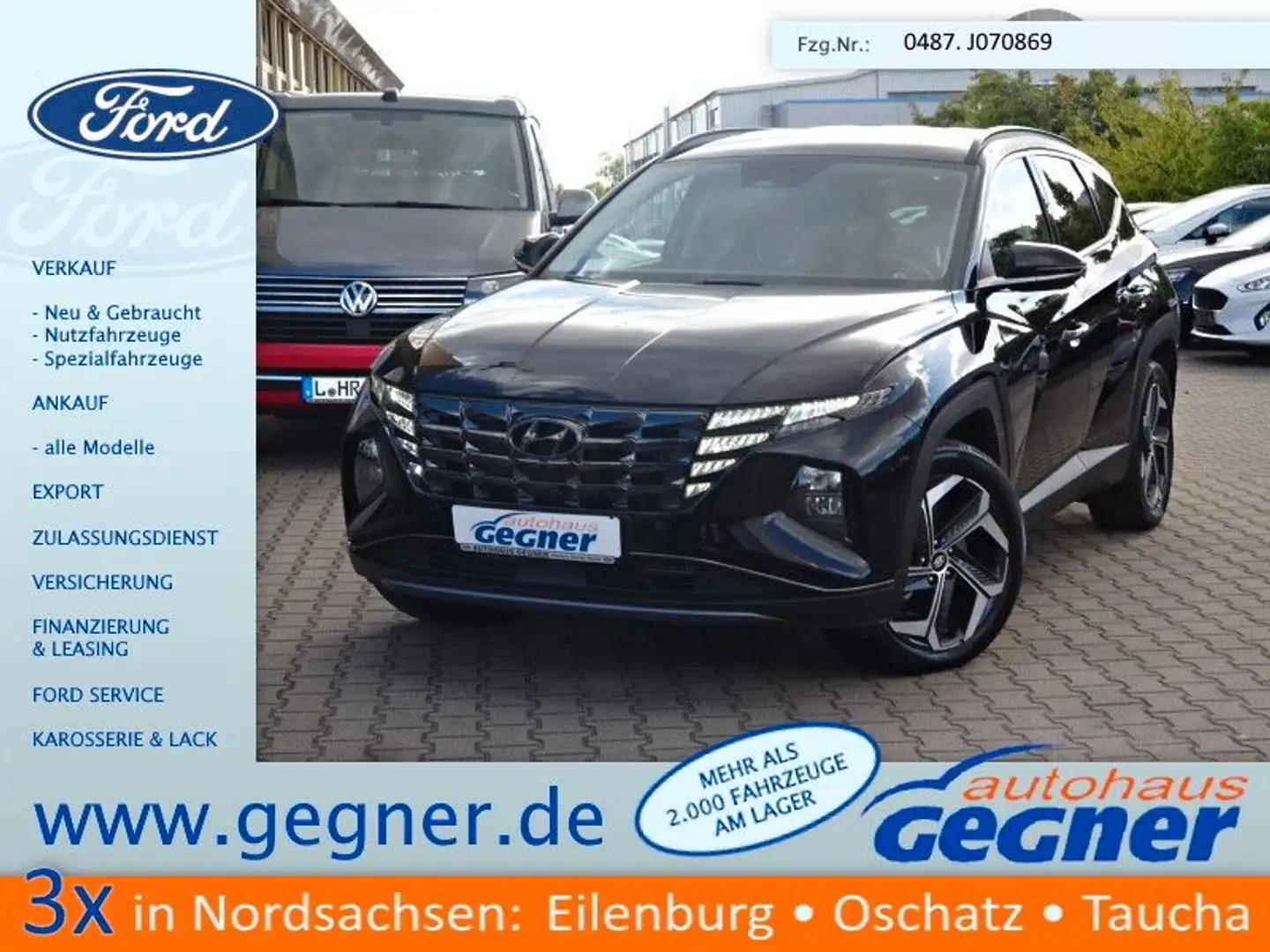 Hyundai TUCSON 265PS Autm. Prime PHEV 4WD Assistenz+ Schwarz - 1