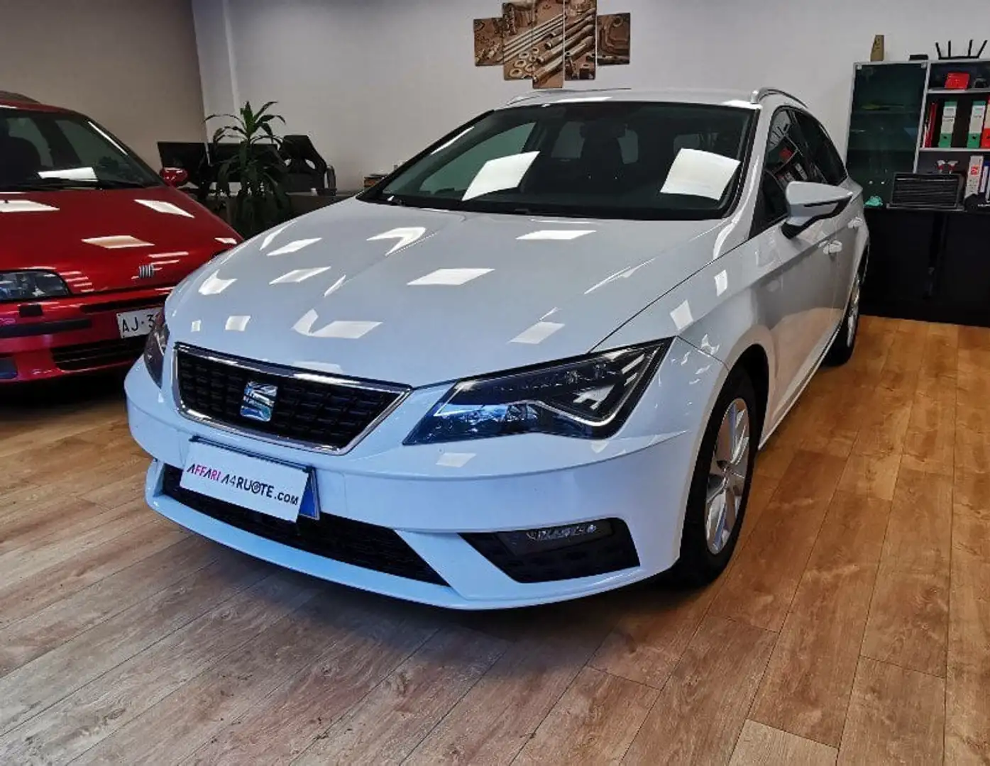 SEAT Leon 1.6 TDI 115 CV DSG ST Business HIGH ANDROID CARP Bianco - 1