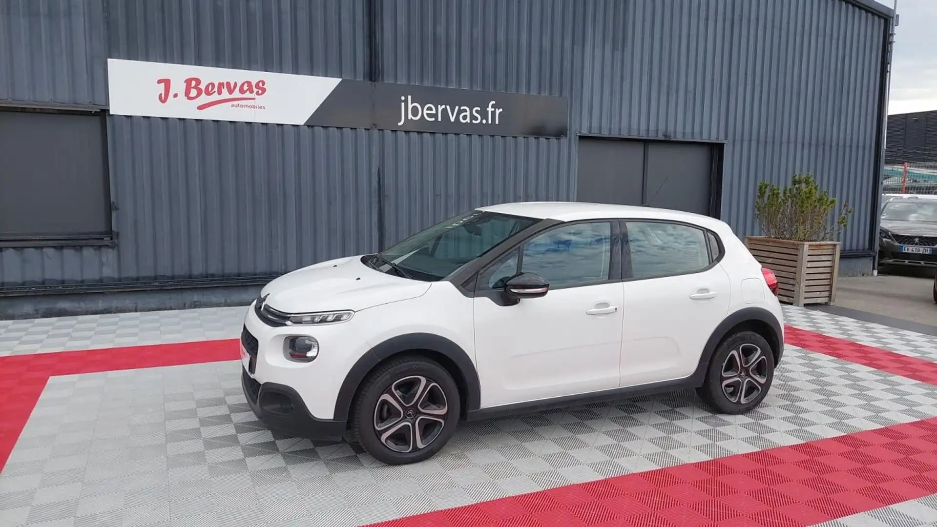 Citroen C3 SOCIETE BLUEHDI 75 S&S FEEL NAV Blanc - 1