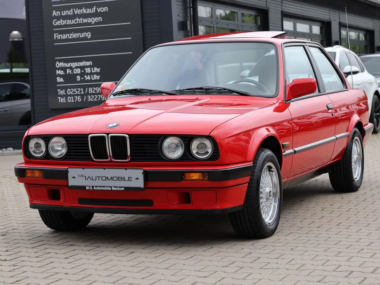 BMW 316 i Coupé (E30) - 1.HAND / 41.500 KM / SAMMLER Rood - 2
