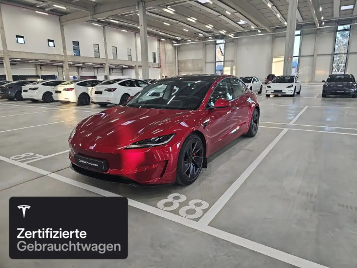 Tesla Model 3 Performance Rot - 1