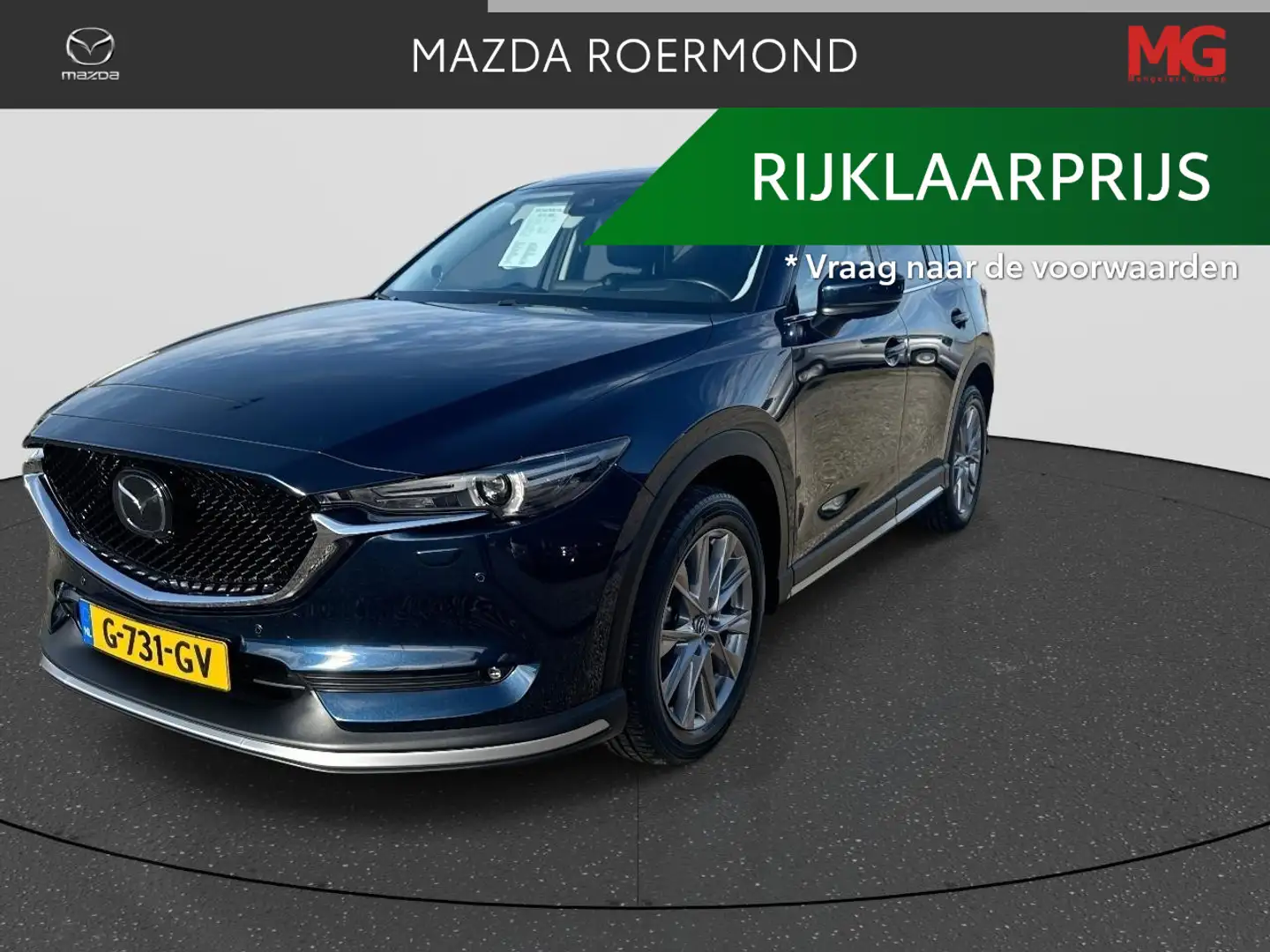 Mazda CX-5 2.0 SkyActiv-G 165 Luxury | Rijklaar | Apple Carpl Bleu - 1
