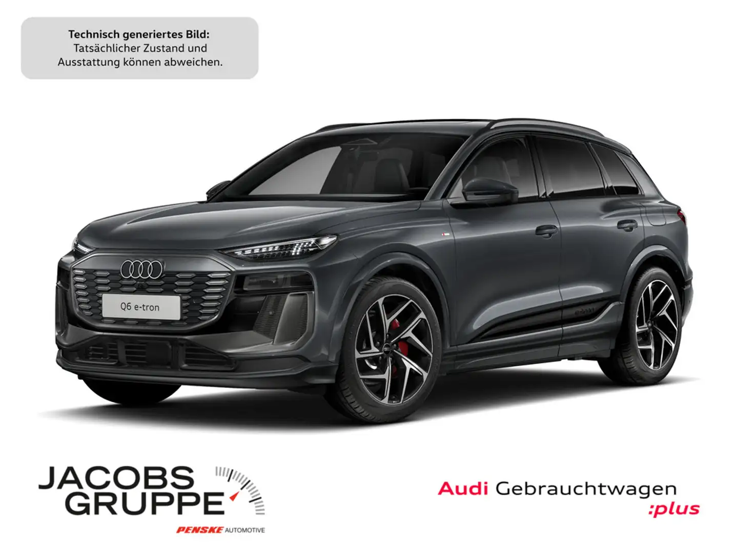 Audi Q6 e-tron 185 kW S line AR HUD/AreaView/Beifahrerdisplay/AHK/Pano/B&O Grau - 1