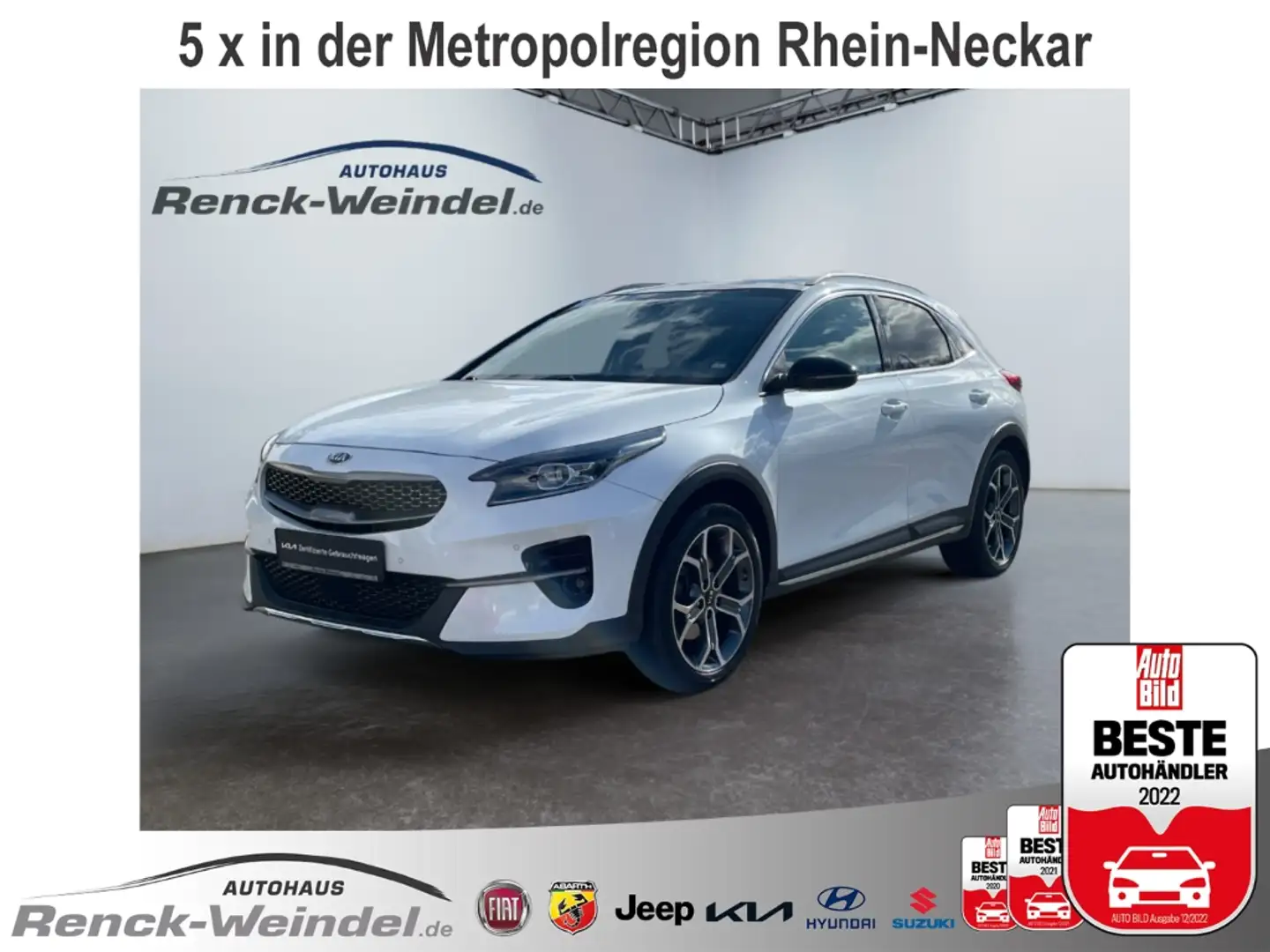 Kia XCeed Platinum 1.4T-GDI Klimaautom SHZ Navi PDCv+h Rückf Weiß - 1