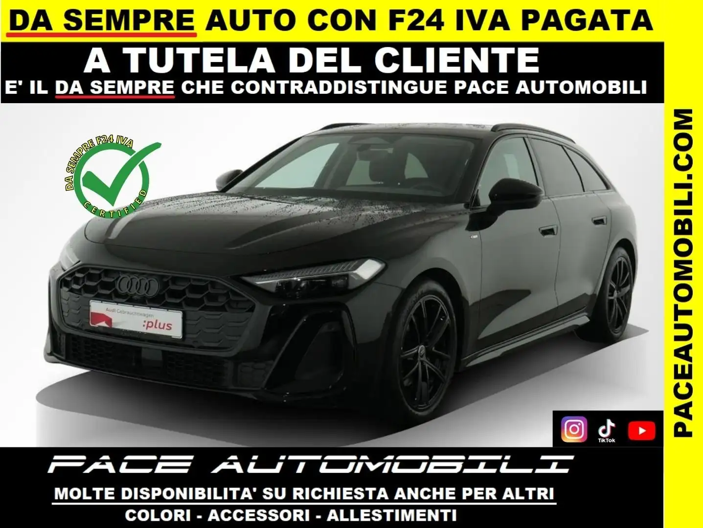Audi A5 TFSI AVANT S LINE SLINE S-LINE LED PDC KAMERA 19 Nero - 1