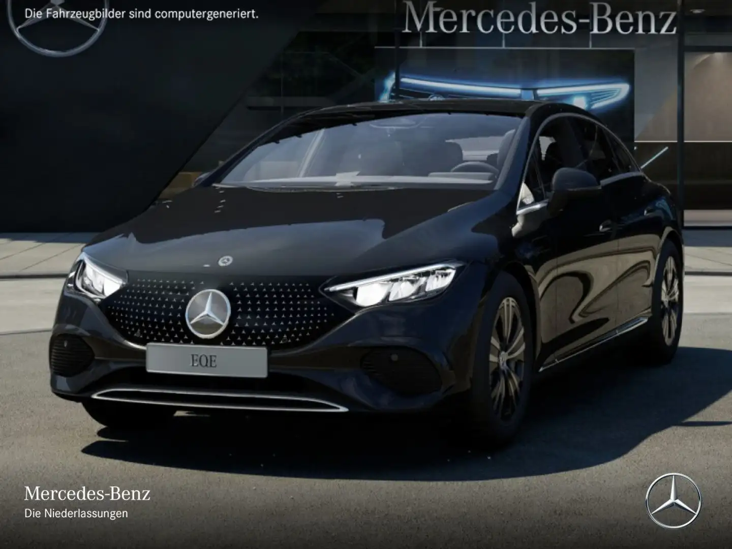 Mercedes-Benz EQE 300 Burmester 3D Pano Distr. LED Kamera Memory Schwarz - 2