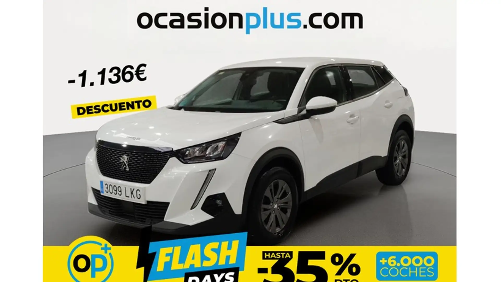 Peugeot 2008 1.2 PureTech S&S Active 100 Weiß - 1